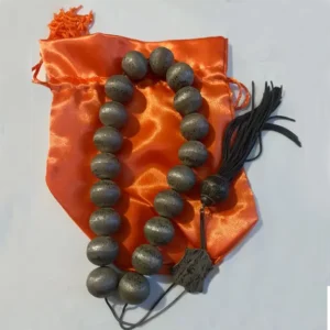 Ασημένιο κομπολόι 925 μεγάλου μεγέθους με βαριές χάντρες – 120 γραμμάρια ασήμι