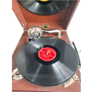 Φορητό Γραμμόφωνο ULTRAPHON αντίκα 1930 - Εικόνα 3